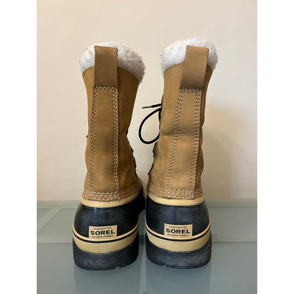 Sorel mens caribou EUC size 14 winter snow boots insulated waterproof leather - Picture 5 of 6